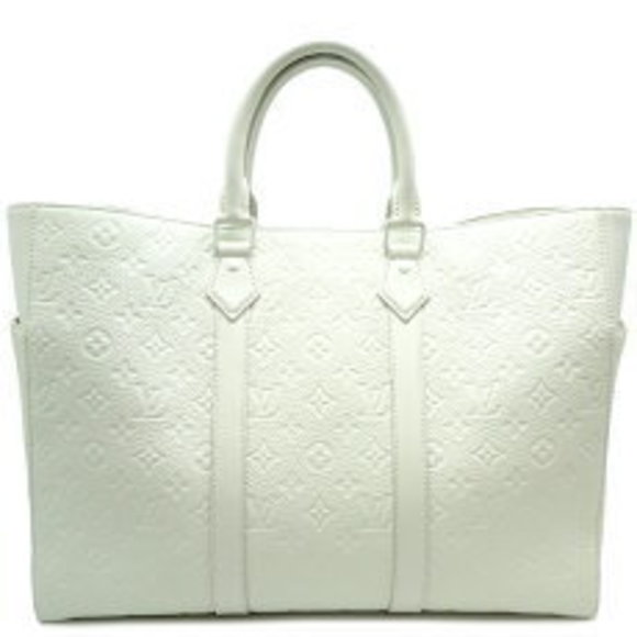 Louis Vuitton Sac Plat Tote Bag Monogram Full Moon White - Picture 2 of 9
